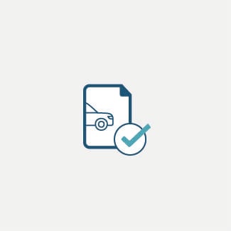 Product sheet car icon